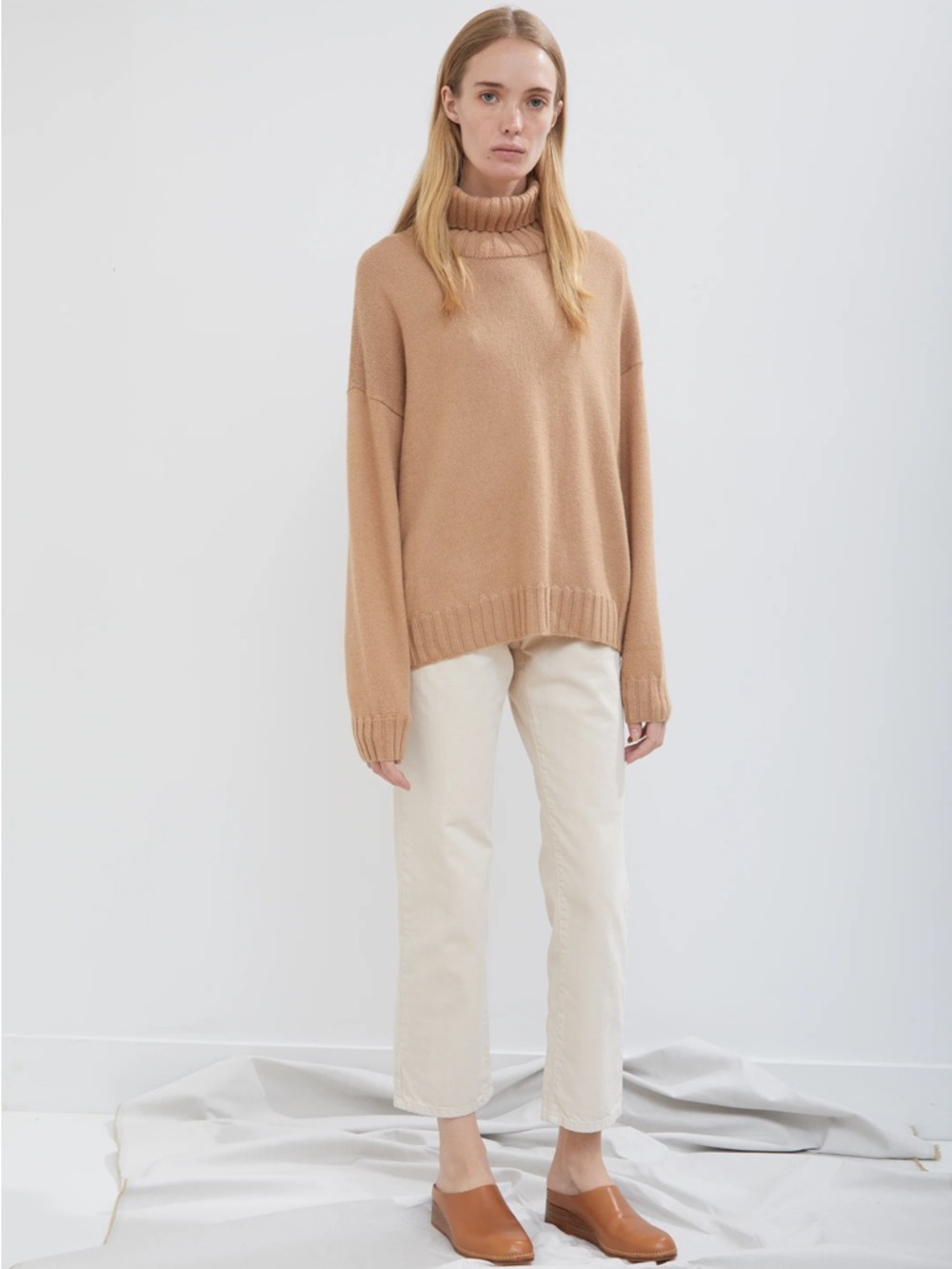 Lauren Manoogian baby alpaca wool turtleneck Sweater 1 Small